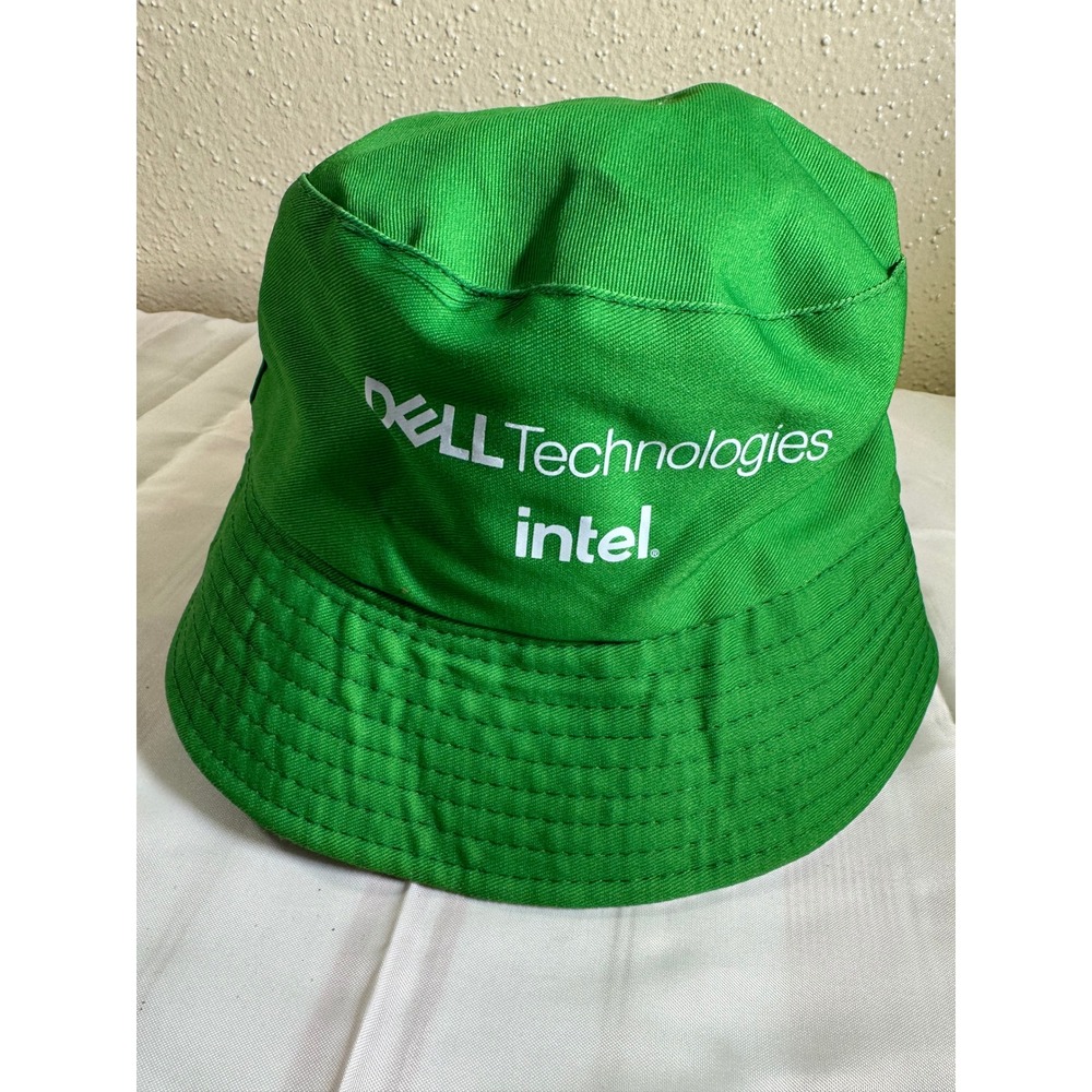 Dell Technologies Intel Austin FC Green Bucket Hat Promotional Tech Soccer Hat